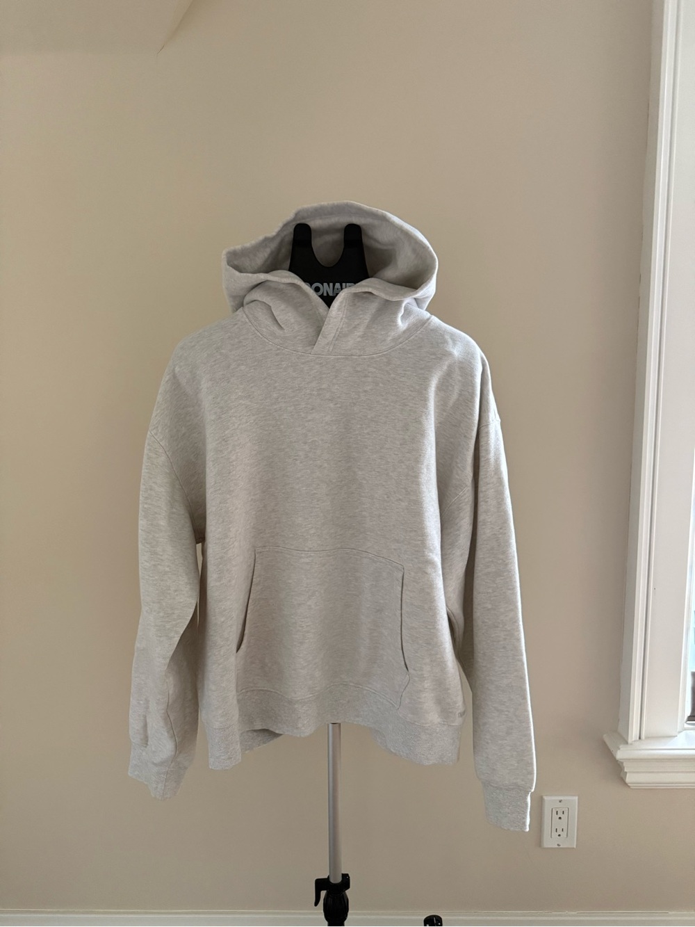 TNA Light Gray Pullover Hoodie Sweatshirt